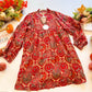 Spiced Chai Paisley Dress