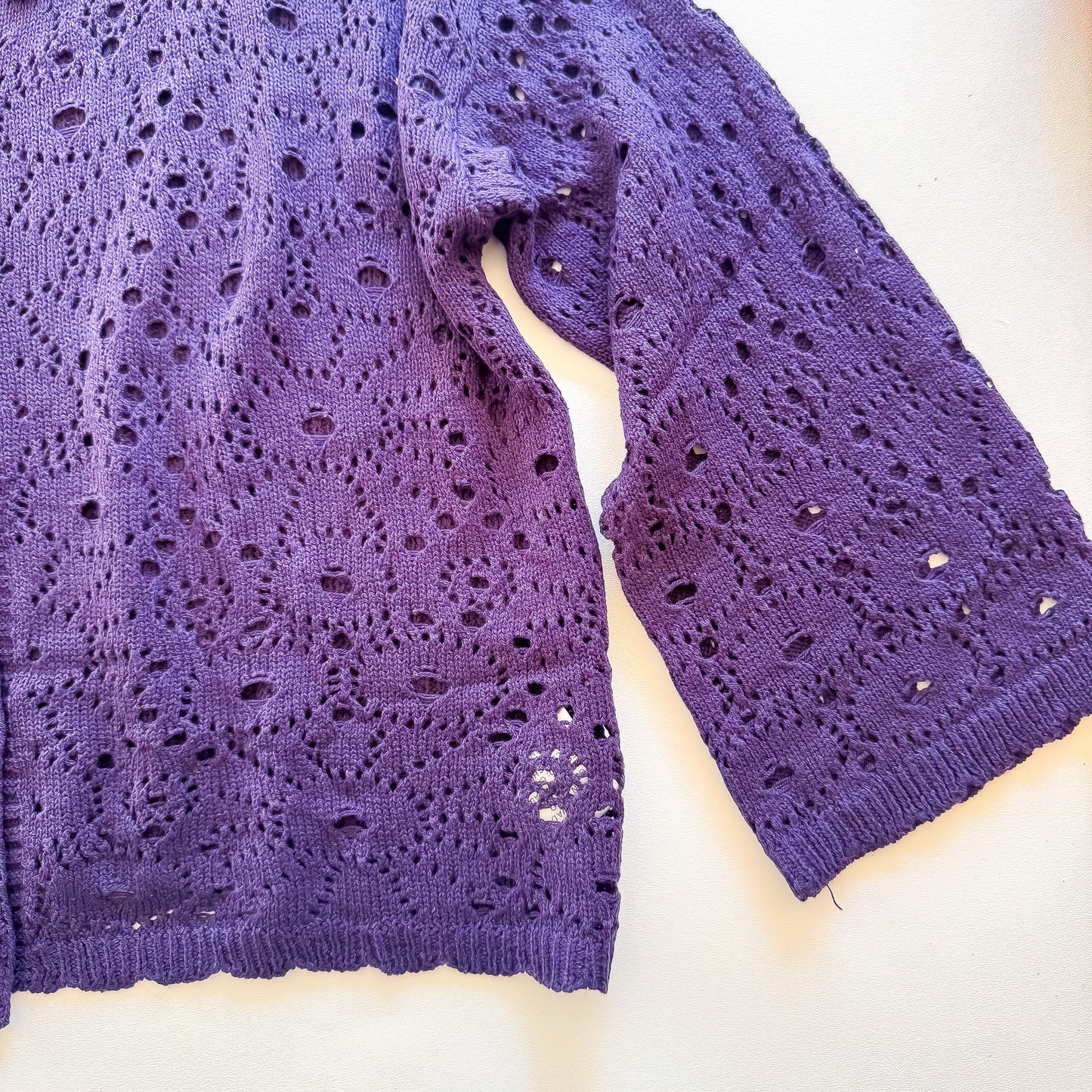 Midnight Hayride Pointelle Cardigan