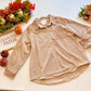 Rose Gold Hayride Sequin Cord Shacket