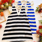 Sunday Brunch Stripe Ruffle Sleeve Dress