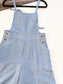 Blue Skies Stripe Wide Leg Overalls detail