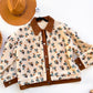 Meadow Mornings Floral Sherpa Jacket