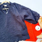 Umgee+ black jacquard top sleeve detail