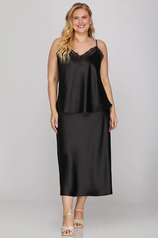 Lacey Latte Cami black