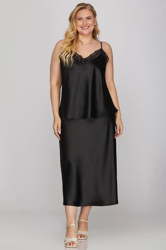 Lacey Latte Cami black