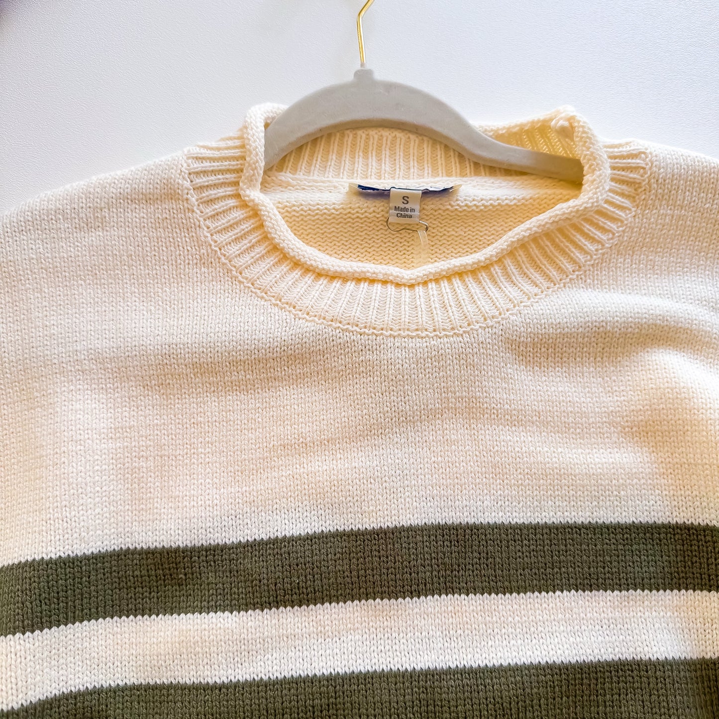 Corn Maze Cutie - Long Sleeve Striped Sweater Top