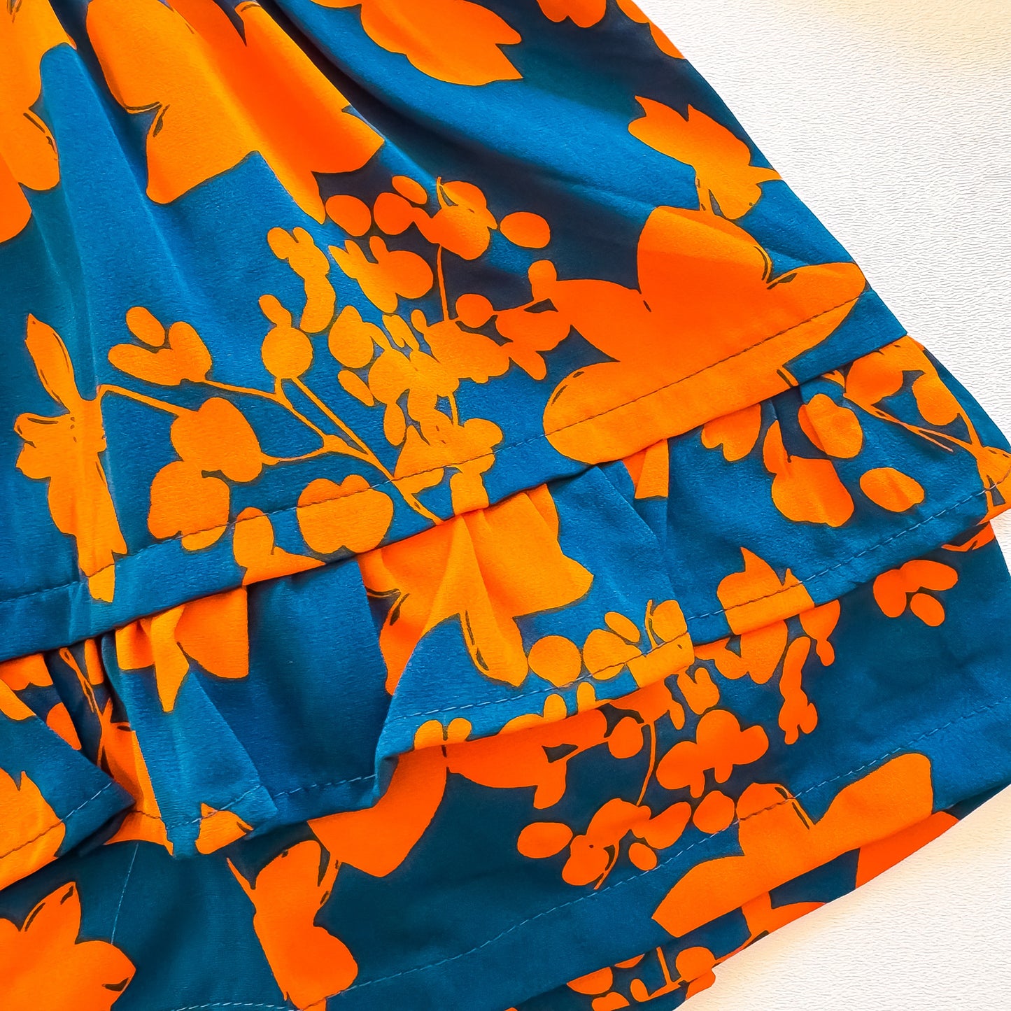 Harvest Bloom Ruffle Neck Blouse