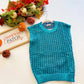 Shimmer Lake Metallic Crochet Sweater