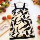 Falling Leaves - Sleeveless Printed Mini Dress With Pockets