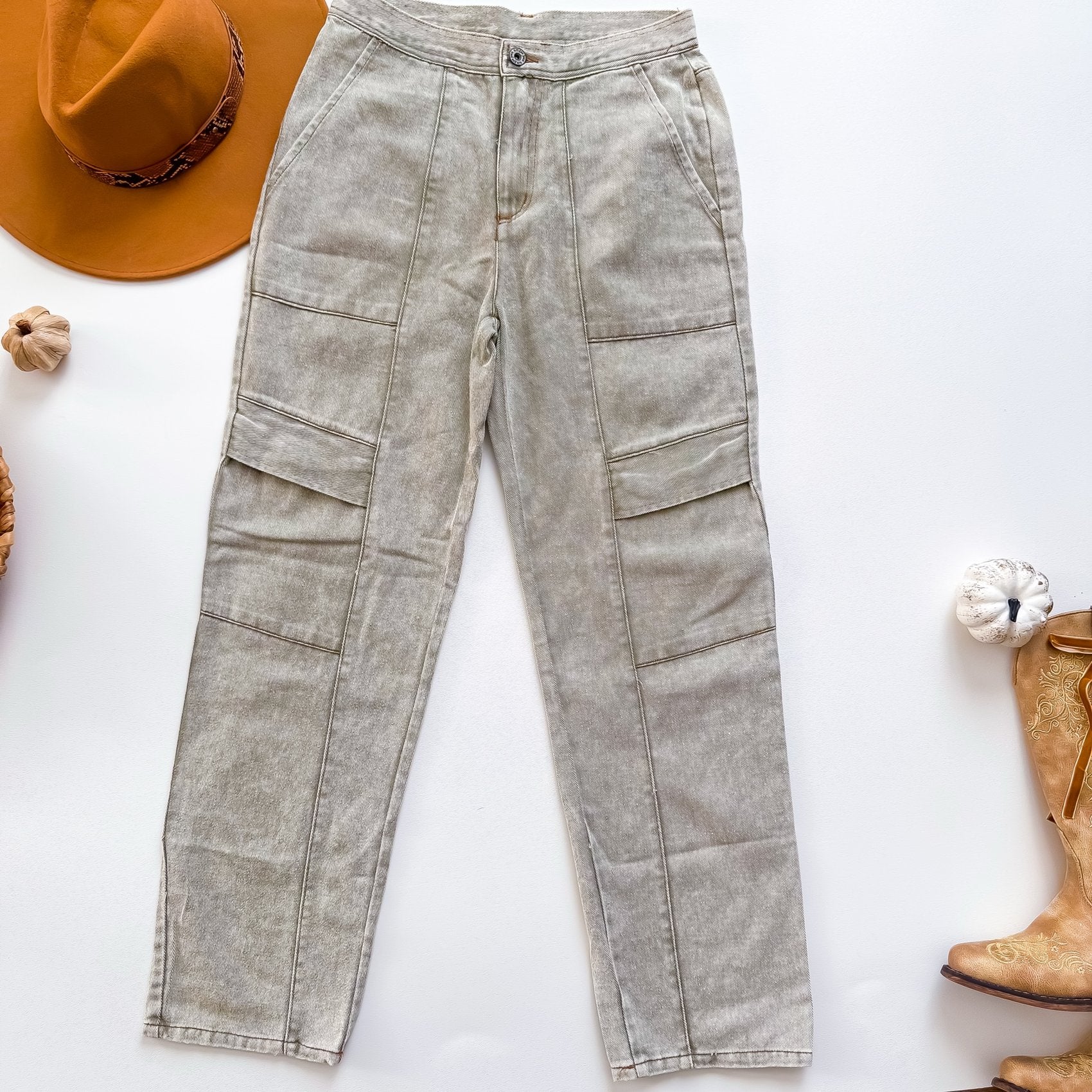 Umgee sage wash utility cargo pants
