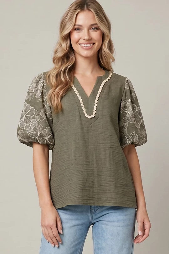Autumn Lace Affair light olive
