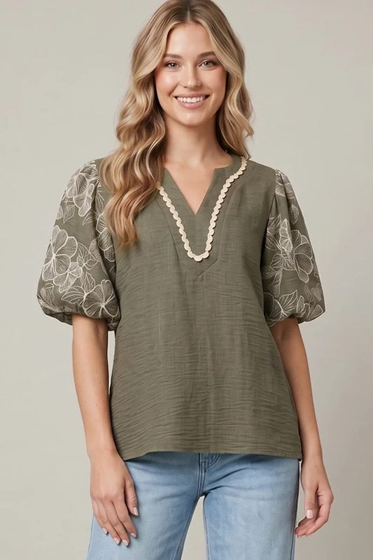 Autumn Lace Affair light olive