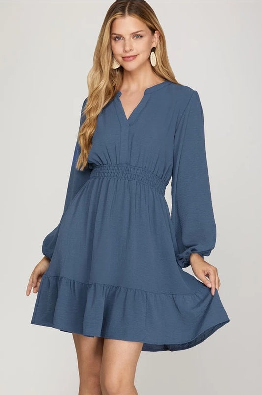 Hayride Honey dusty blue