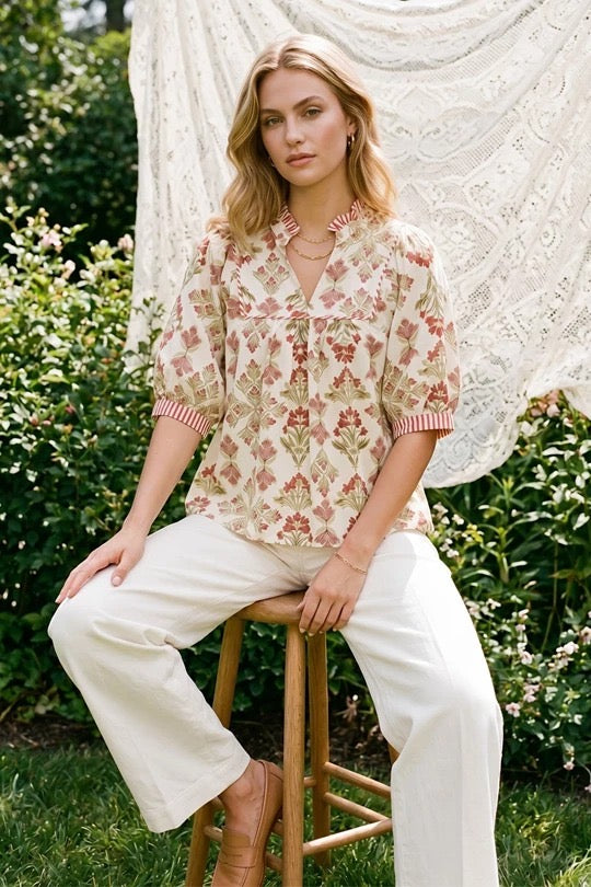 Fall Fest Favorite printed top