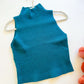 Leaves & Lattes - Mock Neck Knit Sweater Vest