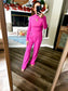 Pink matching set full length